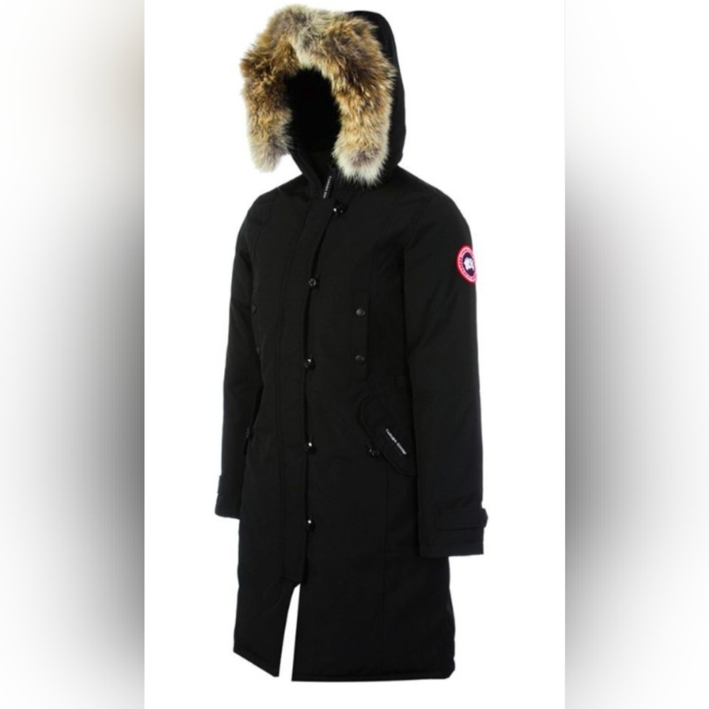 Women's Black Parka Coat